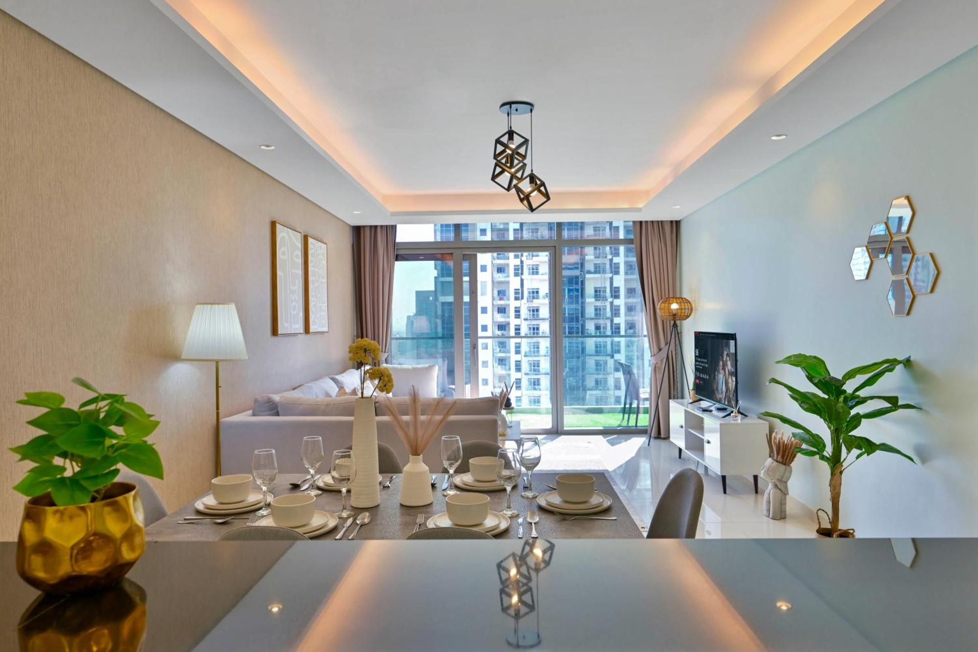 Burj Khalifa Views 2Br With Infinity Pool Downtown Leilighet Dubai Eksteriør bilde