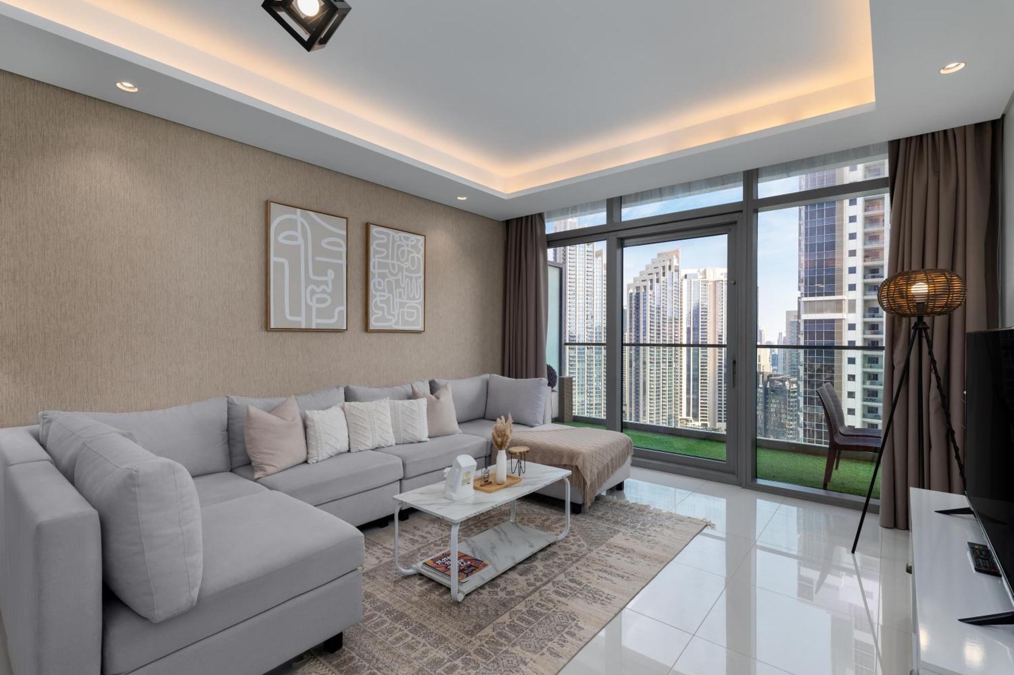 Burj Khalifa Views 2Br With Infinity Pool Downtown Leilighet Dubai Eksteriør bilde
